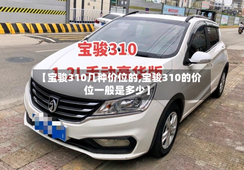 【宝骏310几种价位的,宝骏310的价位一般是多少】