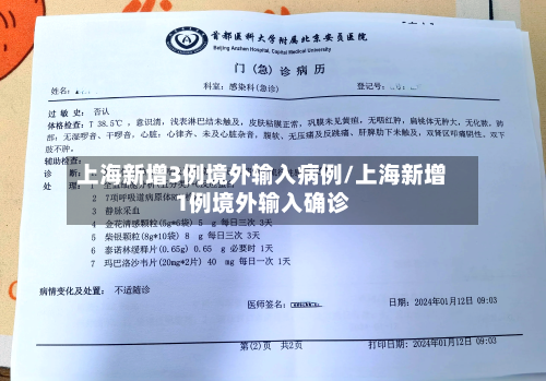 上海新增3例境外输入病例/上海新增1例境外输入确诊-第3张图片