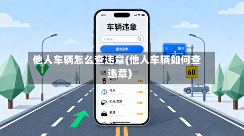 他人车辆怎么查违章(他人车辆如何查违章)-第2张图片