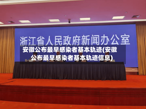 安徽公布最早感染者基本轨迹(安徽公布最早感染者基本轨迹信息)